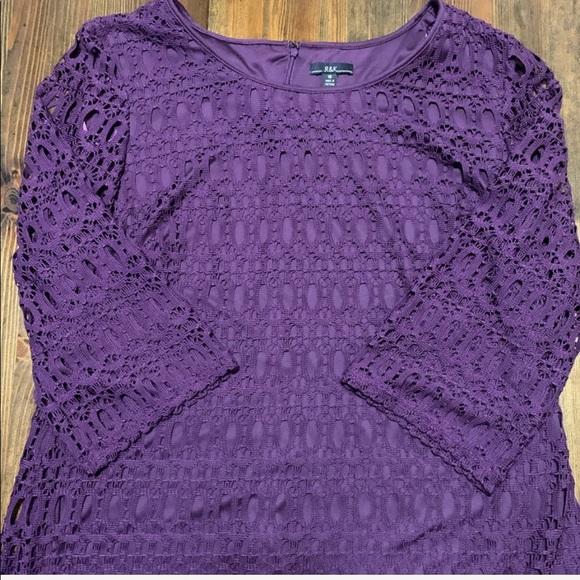 Purple Mid R&K Dress - Picture 2 of 2